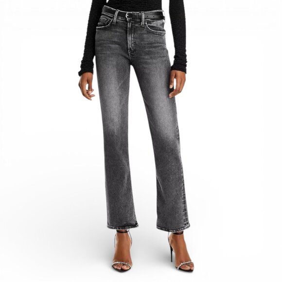 MOTHER Denim - Mother The Mid Rise Rider Skimp Mid Rise Jeans in I Hate Snakes Size 26